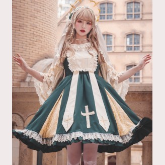 Infanta Rest of Heaven Gothic Lolita Dress JSK (IN943)